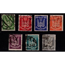 1923 - Tysk Rige - AFA 344-50 - Frimærke - Stemplet.